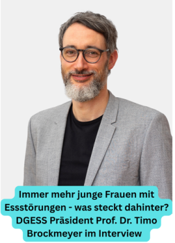 Immer mehr junge Frauen mit Essstörungen - was steckt dahinter? DGESS Präsident Prof. Dr. Timo Brockmeyer im Interview  in der ARD Audiothek